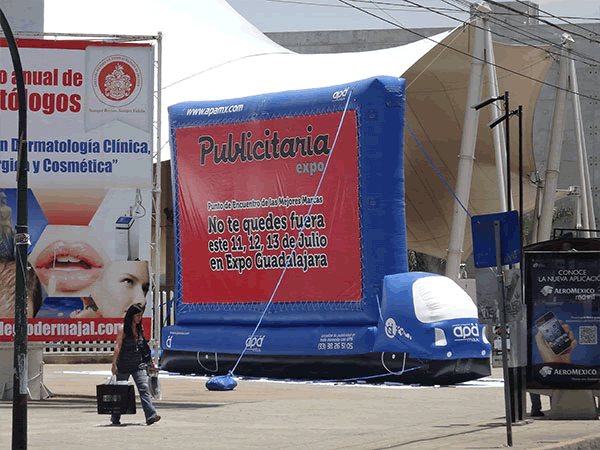 Apa Publicidad Inauguraciones Guadalajara Inflable expo